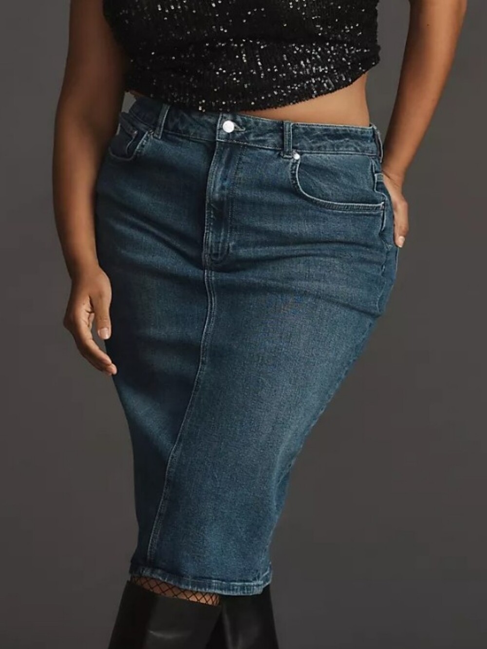 Anthropologie Pilcro Denim Skirt Sz 22W NWT $130